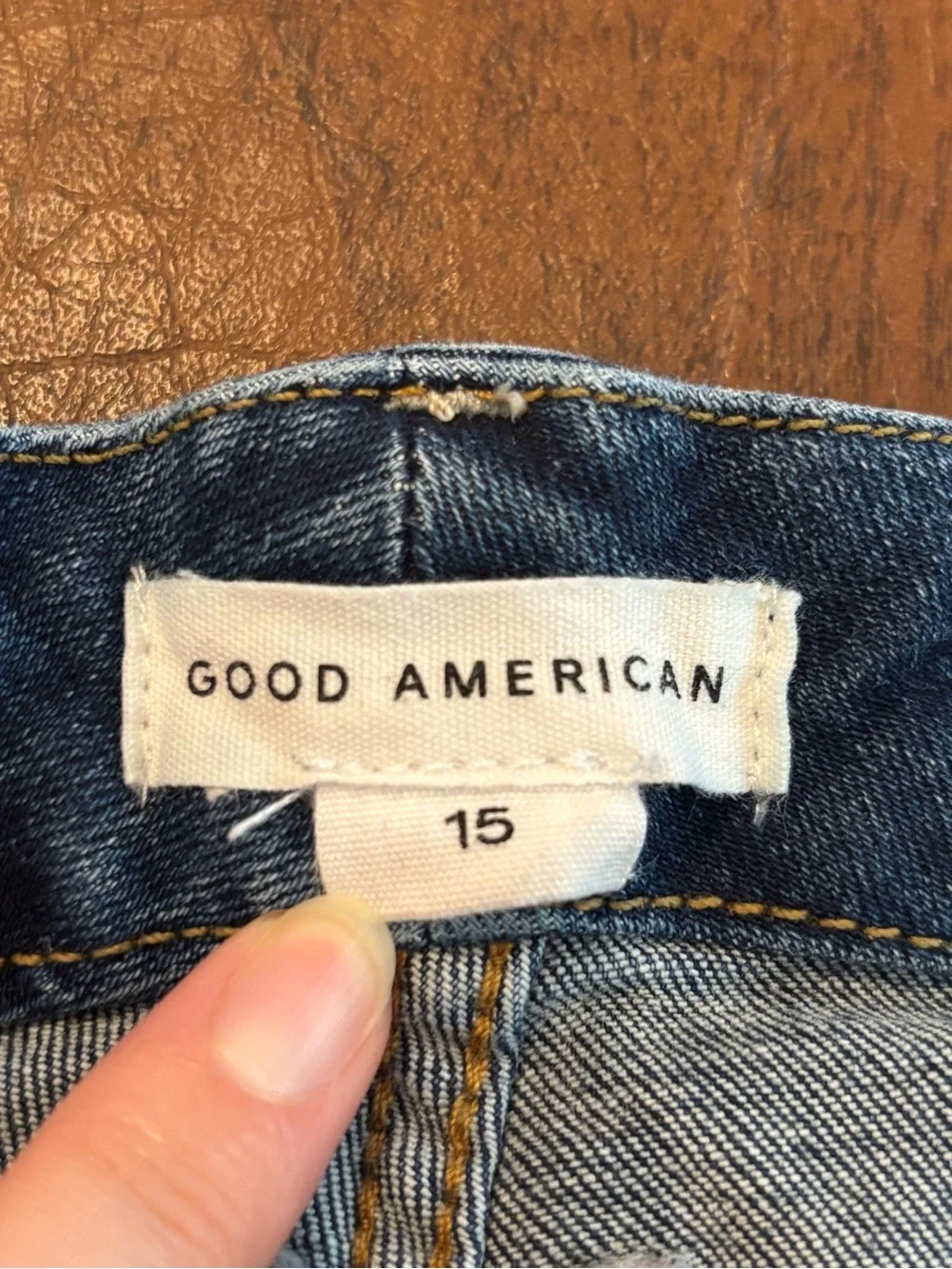 Good American Good Legs Skinny Jeans Medium Wash Size 15 (Fits 14-16)